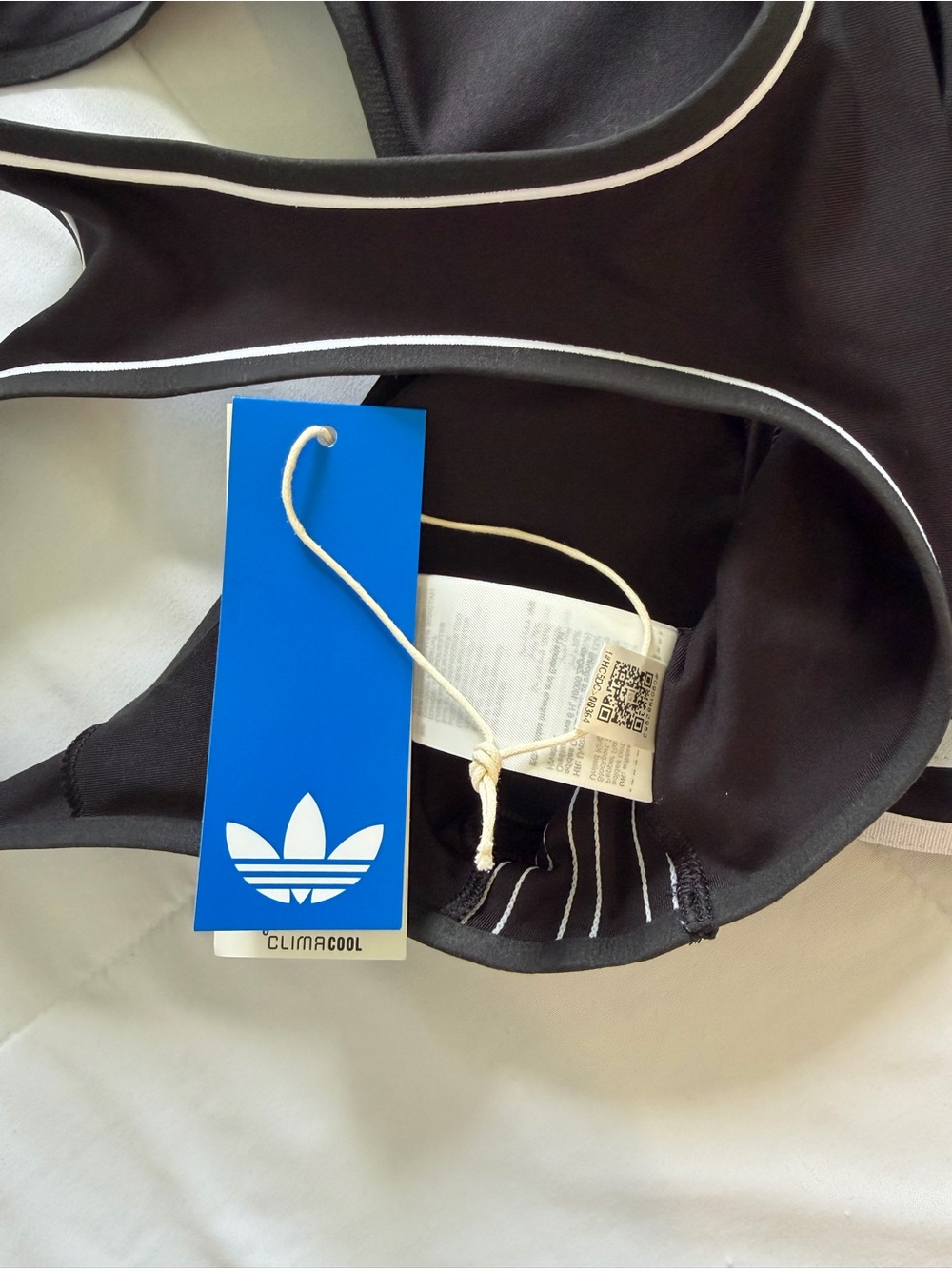 Adidas Black Athletic Romper with White Stripes XS - Picture 6 of 7
